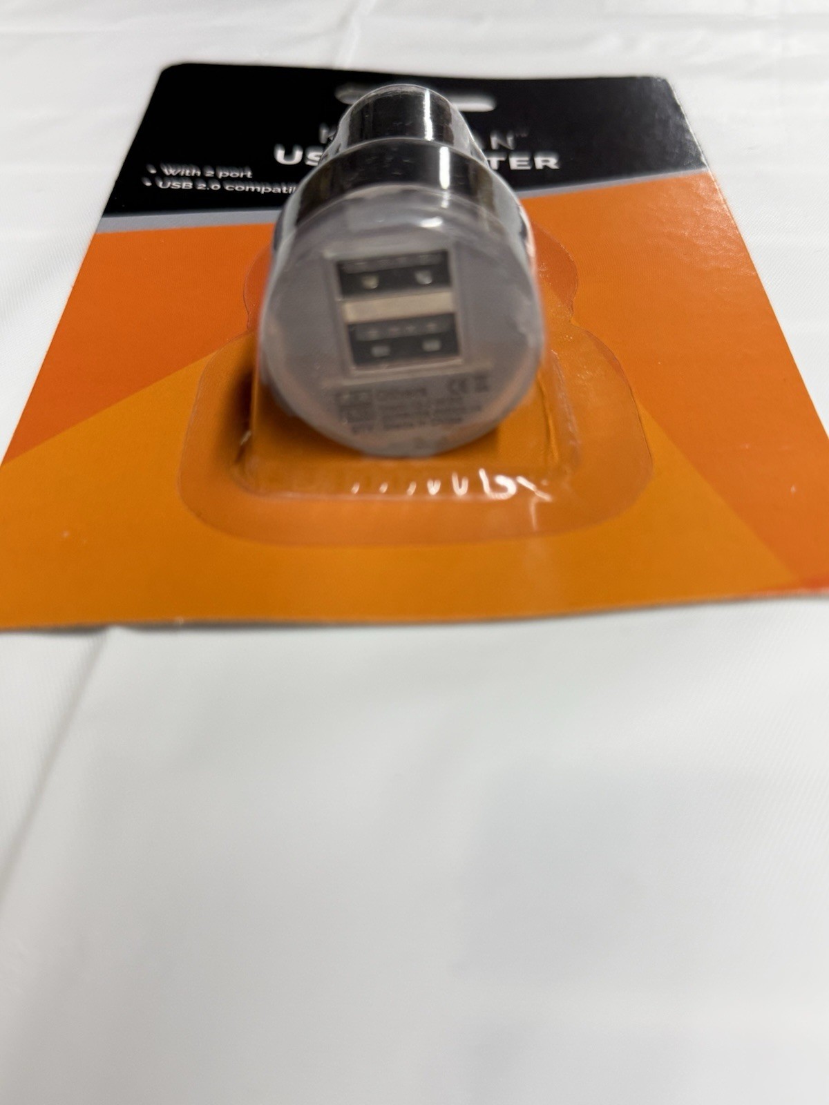 2x Kingman USB  2.0 Compatible Car  Adapter With 2 Port