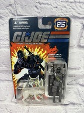 GI Joe 25th Anniversary Commando Snake Eyes with timber Action Figure hasbro