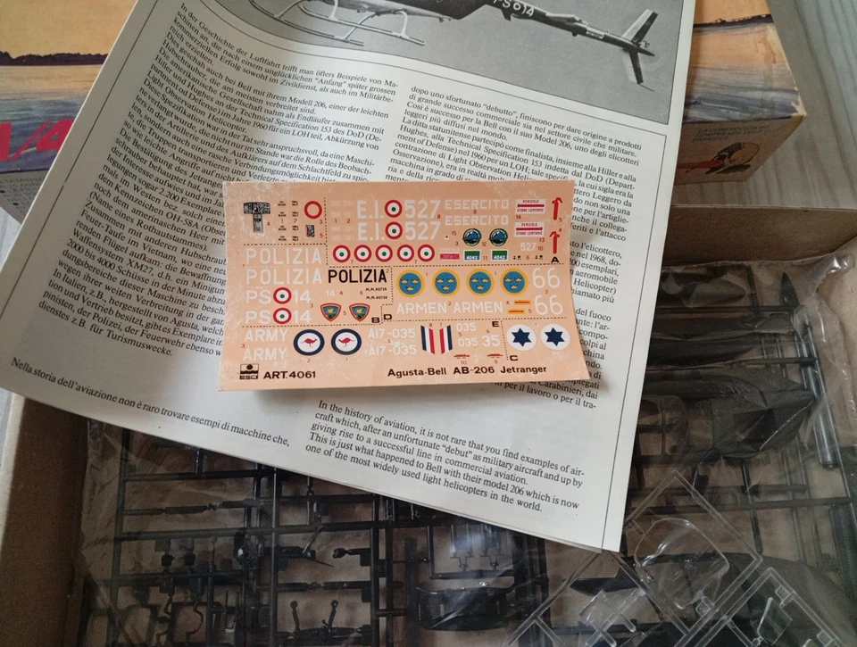 1:48 ESCI AB206 JETRANGER sealed - Immagine 3 di 3