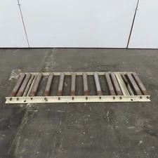 2-1/2" Steel Roller 17-1/2" BF Gravity Conveyor Section 22" Wide 63" Long
