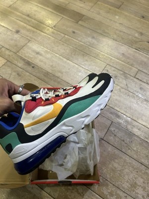 Size 7Y (GS) - Nike Air Max 270 React Low Bauhaus - Multicolor