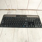 Logitech K750 Wireless Solar Keyboard - NO Receiver - Black WORKS