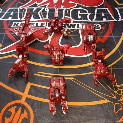 #ad Bakugan MAXUS DRAGONOID 7 7 complete New Vestroia RARE 7 pieces $64.99