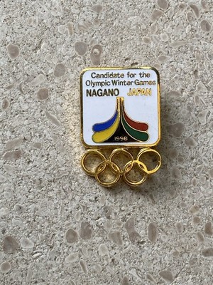 Brosche Candidate For The Olympic Winter Games Nagano Japan Olympische Spiele