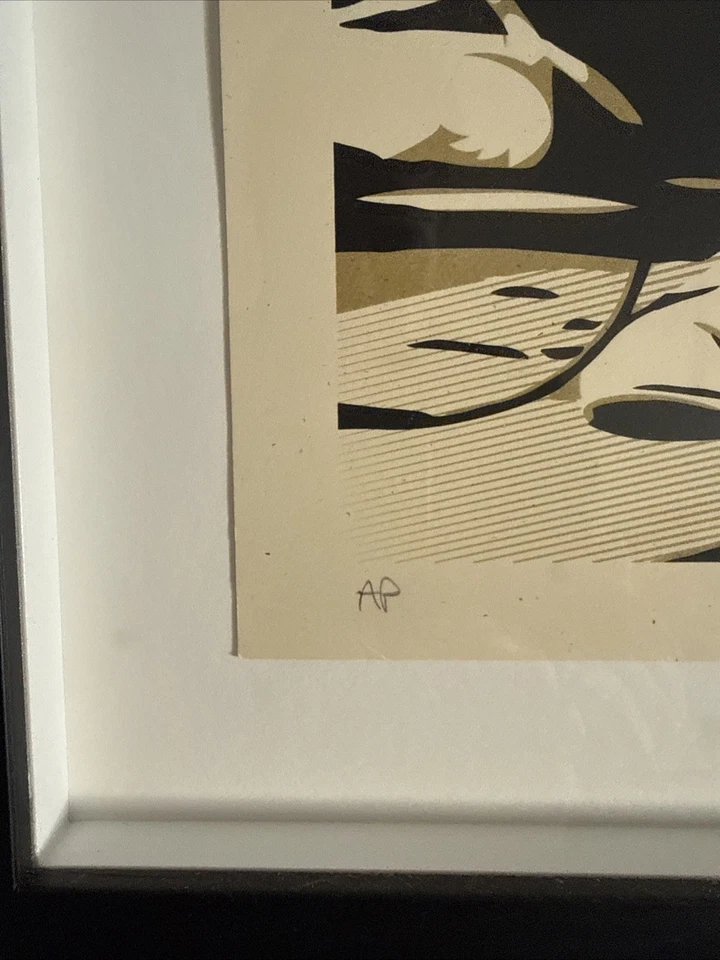 Shepard Fairey Obey Giant Dee Dee Ramone Signed Screen Print Art Poster AP Rare - Image 2 of 4