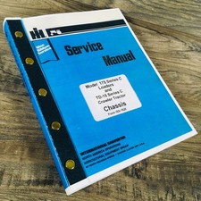 International 175C Loader Td15C Crawler Tractor Service Repair Shop Manual