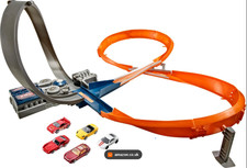 Mattel Hot Wheels - Figure 8 Raceway - mit Anleitung - Vollst&auml;ndig - Gebraucht