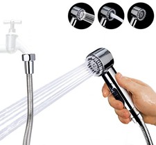 3 Mode Dog Shower Attachment, High Pressure Handheld Sprayer with ON/OFF Switch,