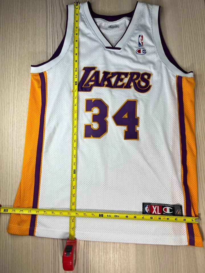 Винтажная футболка чемпиона Шакила О'Нила из LA Lakers размер XL NO34 Shaq - Изображение 4 из 4