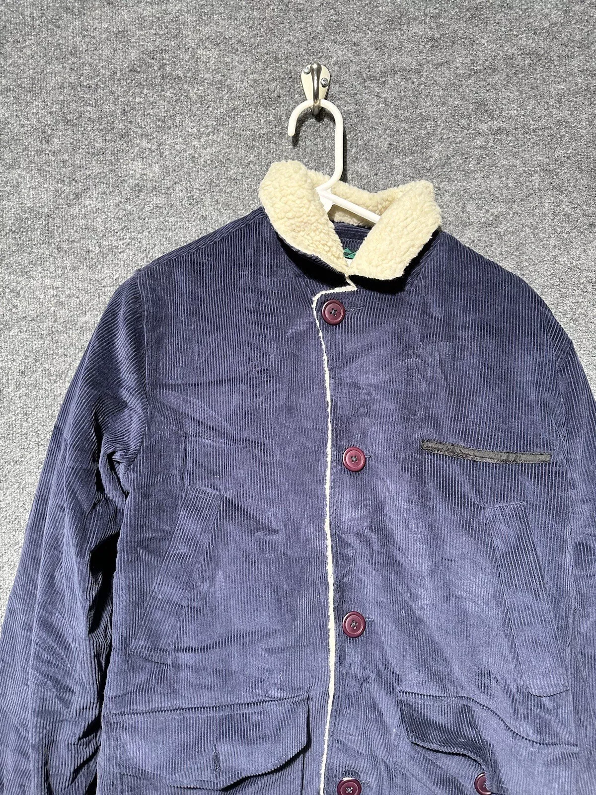 burton living lining corduroy trench jacket