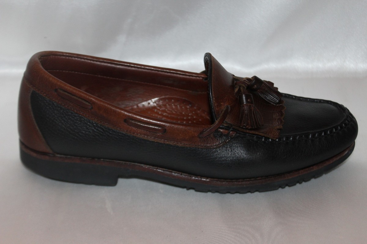 Allen Edmonds Mens 10D Nashua Brown Leather Kiltie Tassel Fringe Loafer 42252 ALLEN EDMONDS Black Brown NASHUA Kiltie Fringe Tassel  main image 2