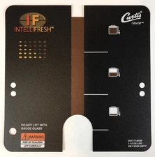 GENUINE OEM WILBUR CURTIS GEM3IF COFFEE BREWER WC-39746 FRONT LABEL DECAL