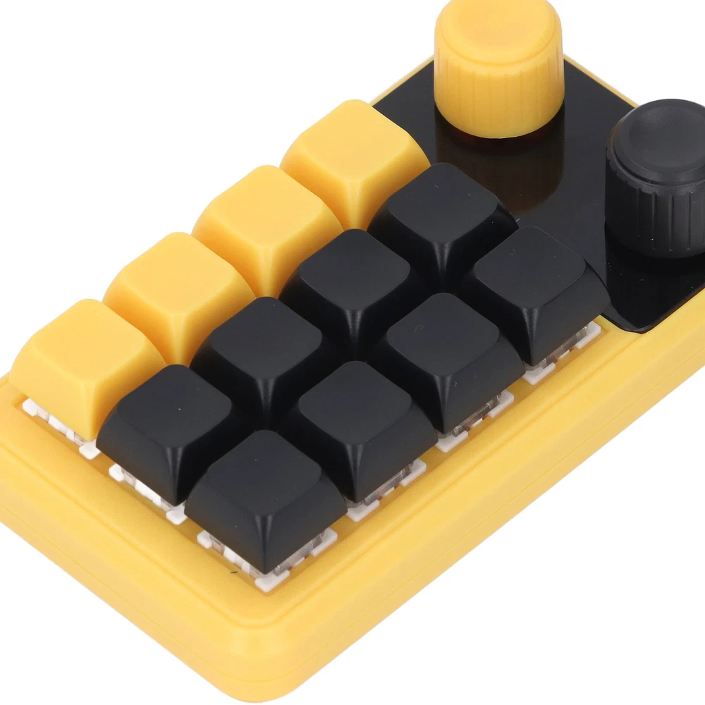 Customizable 12-Key RGB Mechanical Keyboard with Programmable Switches