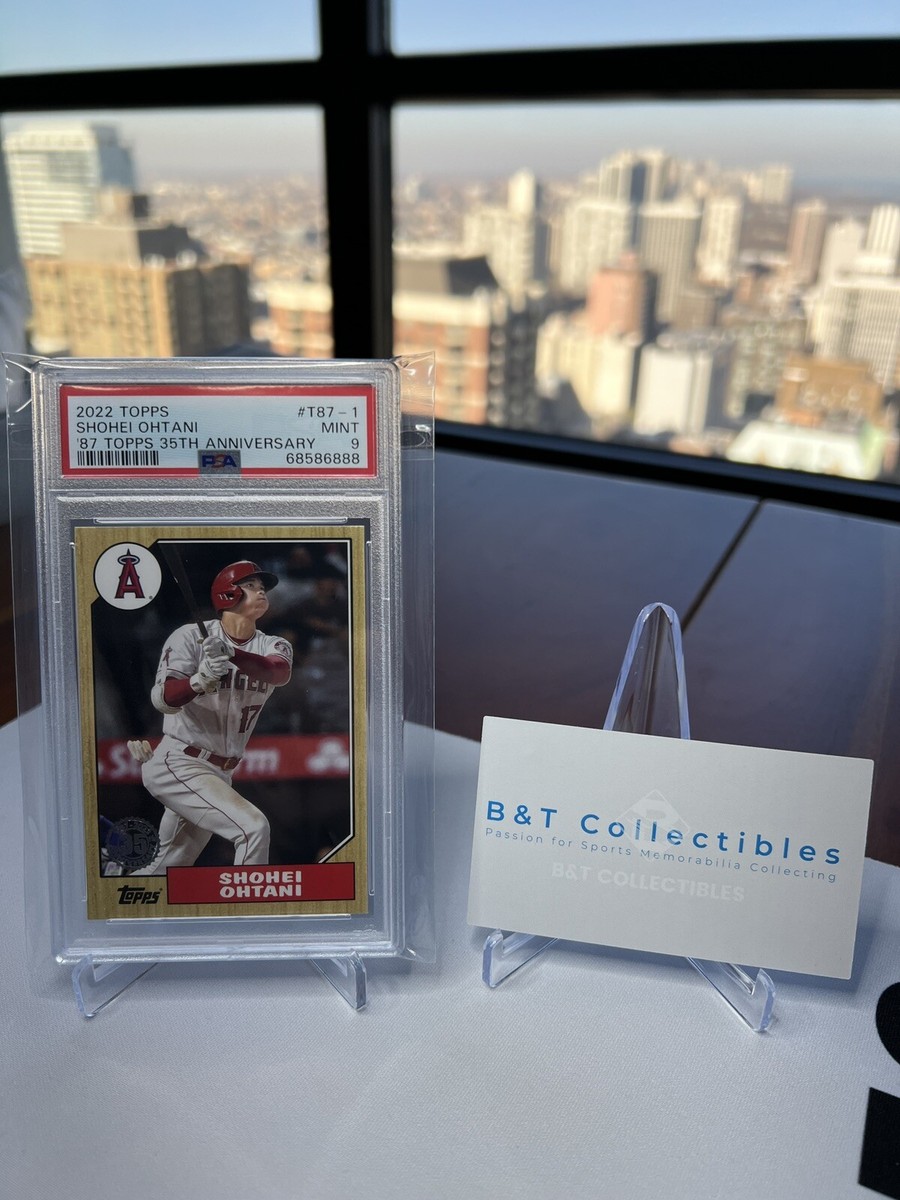 SHOHEI OHTANI 2022 Topps 1987 35th Anniversary #T87-1 Angels PSA 9 