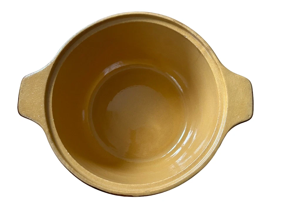 Tontopf Steinguttopf Rumtopf Schmalztopf Steingut 4 Liter mit Deckel glasiert - Bild 2 von 4