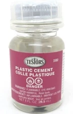 Testors Liquid Plastic Model Cement 1oz 3502