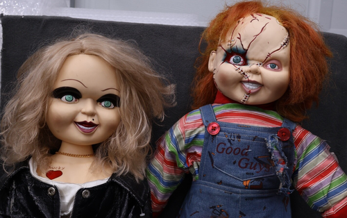 Muñeca Bride of Chucky Child’s Play 24" (paquete Chucky y Tiffany) - Imagen 2 de 23