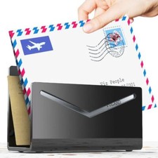 Acrylic Mail Holder | Envelope Organizer Acrylic Letter Rack Mail Sorter Office-