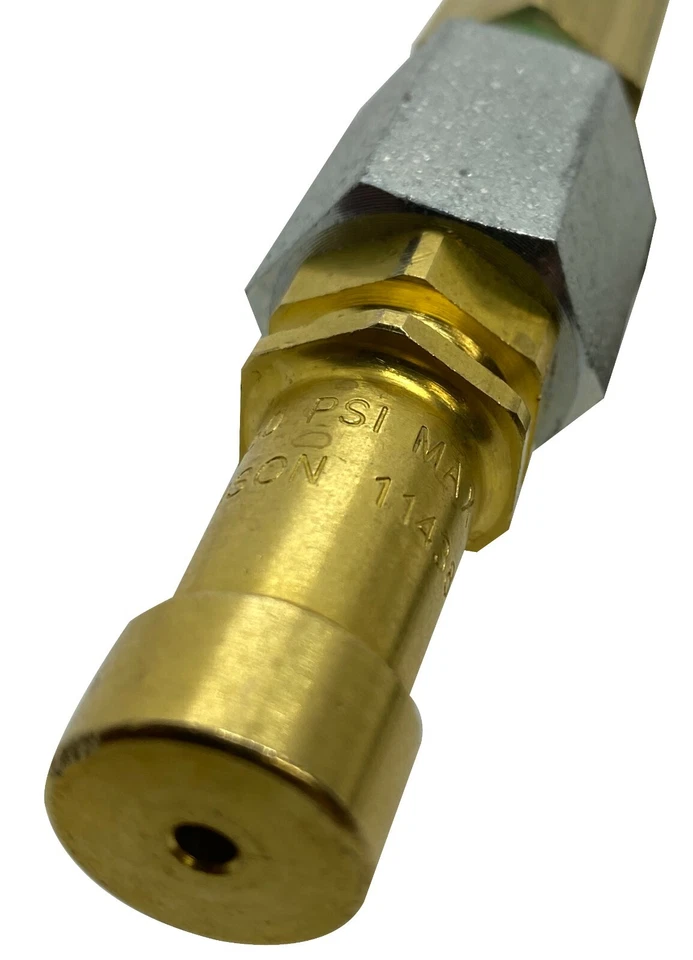 Transfill / Homefill para tanque de oxigênio CGA-540 com conector especial 36" 3.000 PSI - Imagem 2 de 2