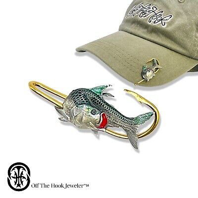 Tarpon Hookit© - Fishing Hat Pin - Fishing Hat Clip - Brim Clip 