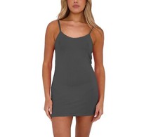 Womens Summer Vest Top Ladies Strappy Camisole Basic Plain Tank T-Shirts UK 8-26