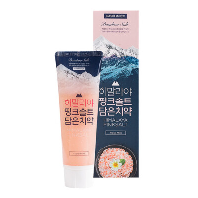 [LG CARE] Bamboo Salt Himalaya Pink Salt Pumping Toothpaste FLORAL MINT 100g NEW