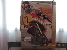 Barry Sheene 1977 56X82 Poster