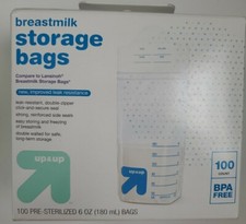 Up Up Milk Storage Bags - 100 Count