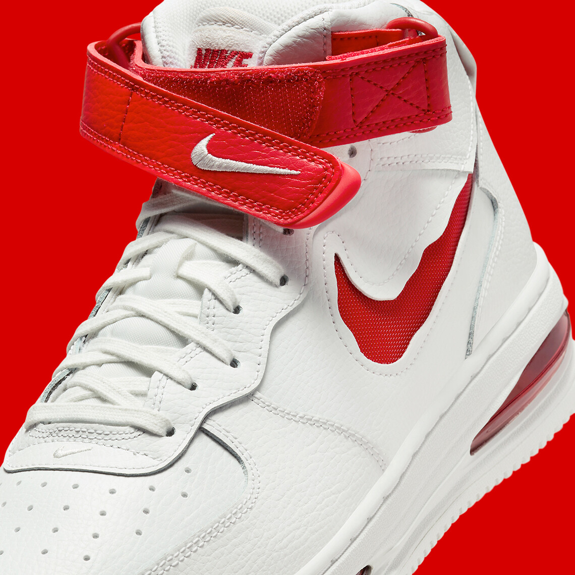 新品未使用ナイキ エアフォース 1 MID EVO FB1374-102 Nike Air Force 1 Mid EVO Summit White University Red FB1374