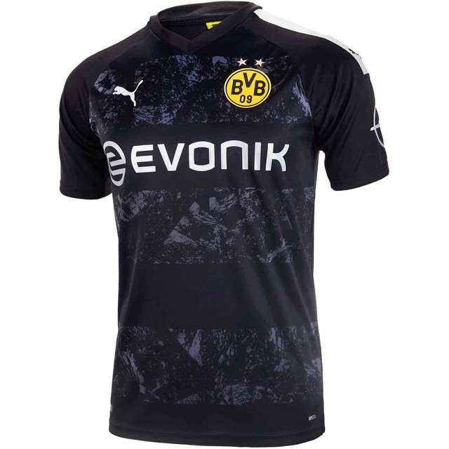 Puma Borussia Dortmund Herren Auswartstrikot Schwarz Gr Xl 755745 Gunstig Kaufen Ebay