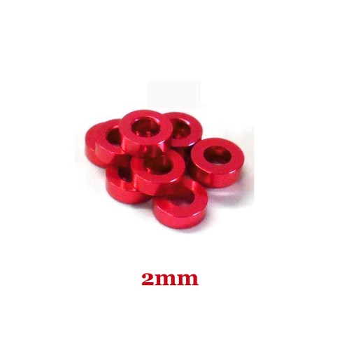 10PCS M3 CNC Round Aluminum Alloy Flat Spacer Washer Screw Gasket For RC Car - Picture 74 of 84