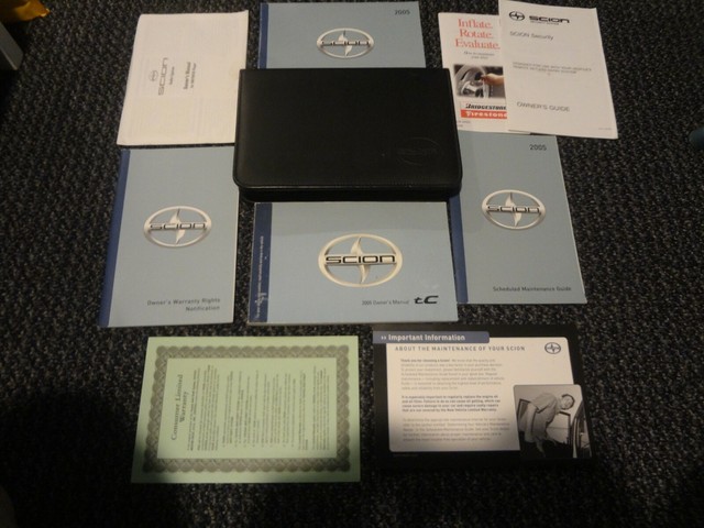 2005 TOYOTA SCION TC OWNERS MANUAL SET EBay