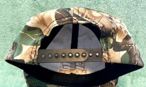 Polaris Trucker Hat Embroidered Flag Camo SnapBack Cap Patriotic Logo One Size - Picture 5 of 7