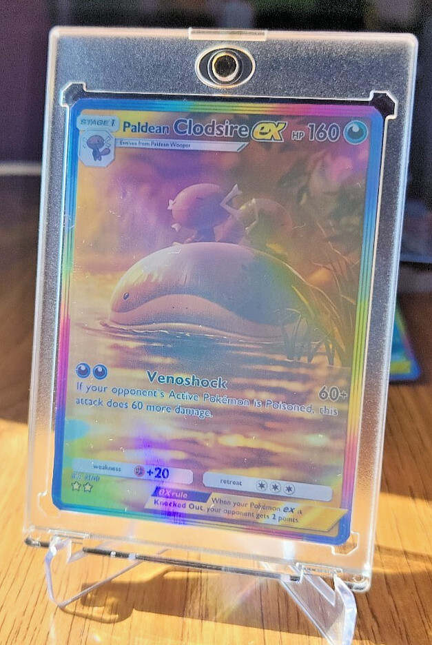 PALDEAN CLODSIRE EX HOLO FULL ART POKEMON TCG POCKET READ DESCRIPTION