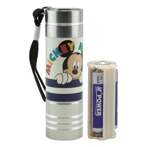 Kids Licensed Disney Cartoons Aluminium 9 LED Torch Light Boys Xmas Gift 8.7cm - Picture 78 of 302