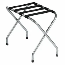 HOSPITALITY 1 SOURCE LRSTD01 Luggage Rack, Steel,Holds 300 lb. PK OF 4