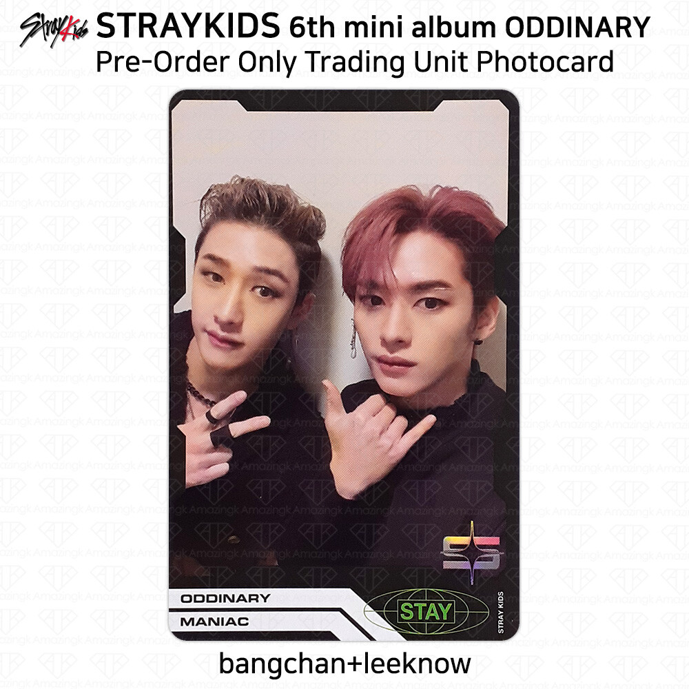 Stray Kids 6th Mini Album Oddinary Trading Unit Photocard