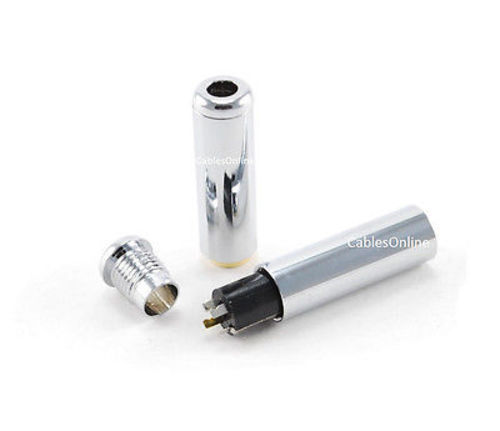 Connecteurs Audio 3,5mm TRRS 4 Pôles - Pack De 2, Mâle, Blanc - Haute Qualité, Neuf Sous Sachet