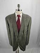 Izod Clothing Co. Men's brown Glen Plaid Blazer Jacket 44L
