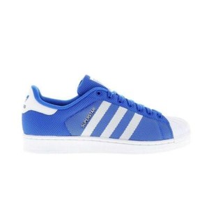 adidas superstar bleu et blanc