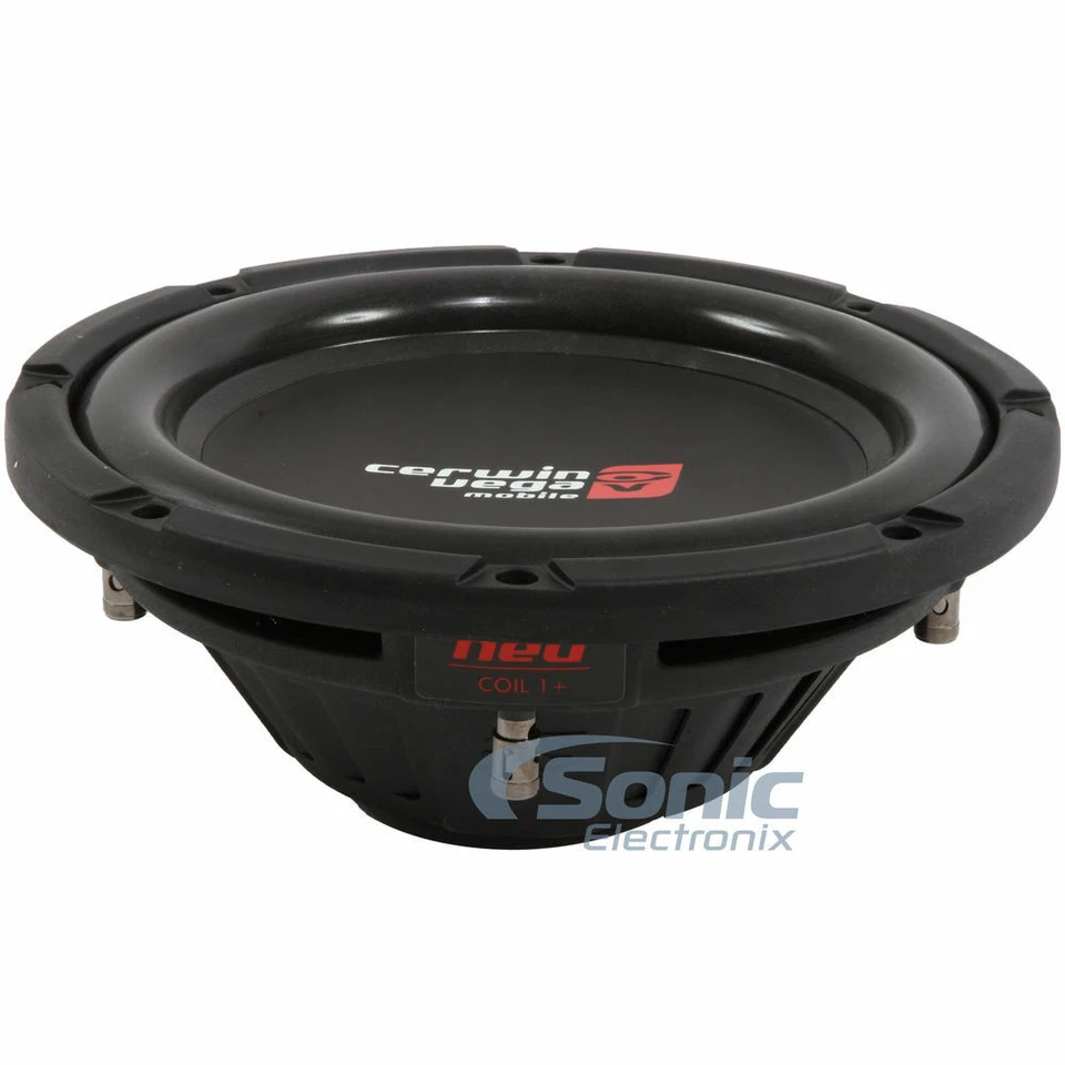 Subwoofer para automóvil Cerwin Vega HS102D 800W 10" HED Series doble 2 ohmios montaje poco profundo Foto 4 de 4