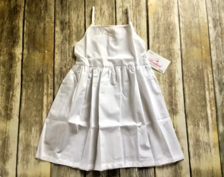 Rosalina Collections Girls White Cotton Blend Full Slip Petticoat Sizes 18M-5T - Image 2 of 2