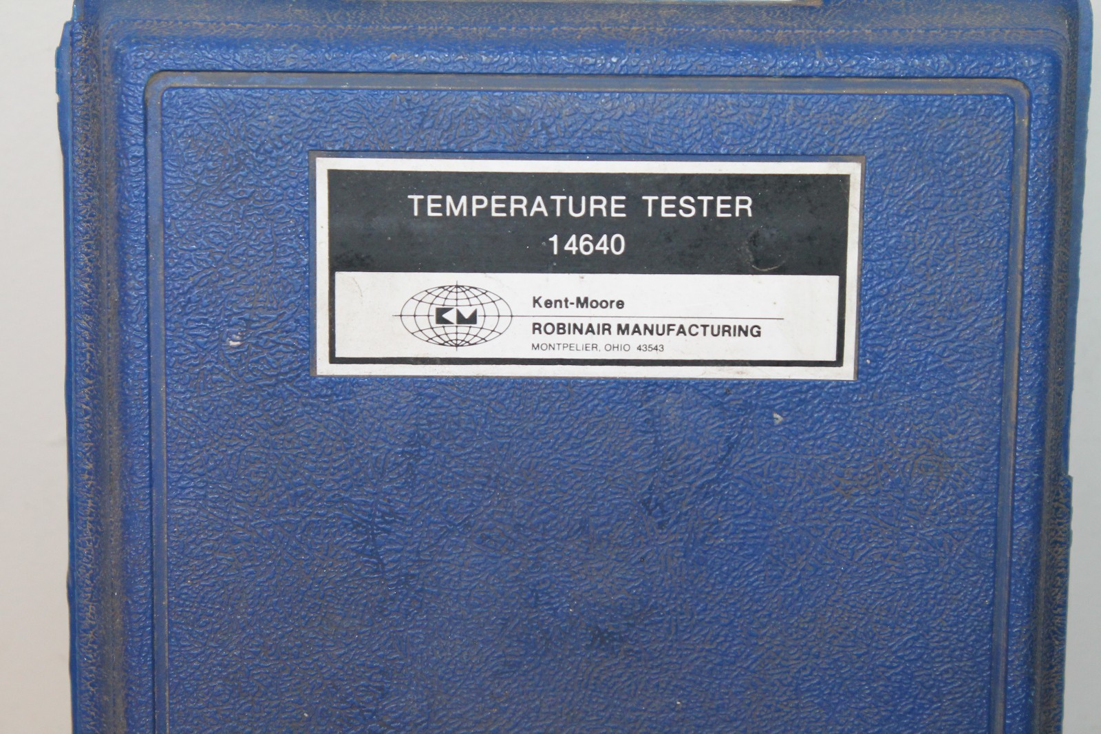 Kent Moore Robinair Manufacturing Analog Temperature Tester 14640 With Blue Case