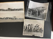 4 photographs c 1950 s aviation Airplane Photo Lot of 4 original photos