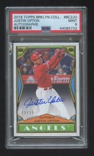 PSA 9 JUSTIN UPTON 2018 TOPPS BROOKLYN COLLECTION AUTOGRAPH SP /25 AUTO HIGH END