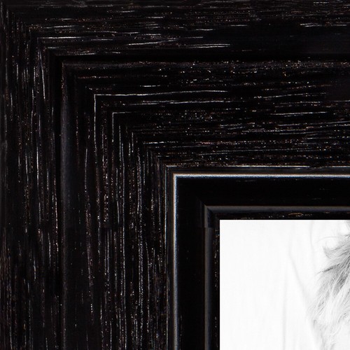 ArtToFrames Custom Picture Poster Frame Rich Black on Maple 1.125" Wide ...