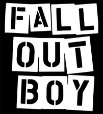 Fall Out Boy band Logo Vinyl Decal Laptop Car Window Speaker Sticker