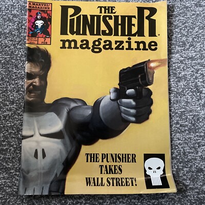 The Punisher Takes On Wall Street Magazine 7 February 1990 Comic