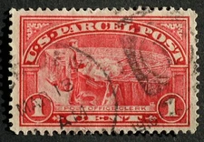 U.S. Used #Q1 1c Parcel Post, Superb Jumbo.  Lovely CDS Duplex Cancel.  A Gem! 