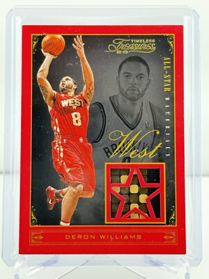 2012-13 Timeless Treasures All Star Materials Deron Williams GU Patch 33/49